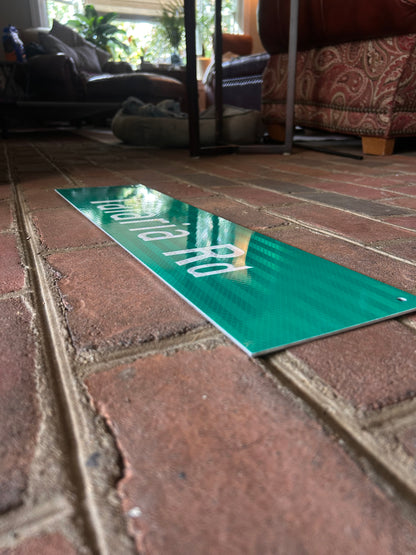 Custom Reflective Street Sign – Happy Camper Edition