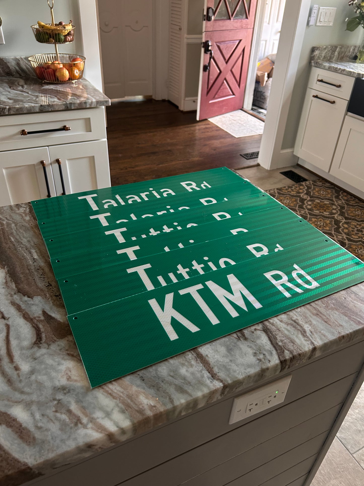 Custom Reflective Street Sign – Happy Camper Edition