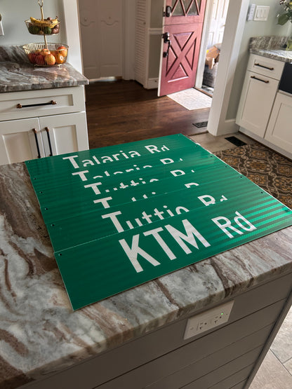 Custom Reflective Street Sign – Happy Camper Edition