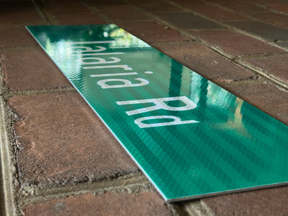 Custom Reflective Street Sign – Happy Camper Edition