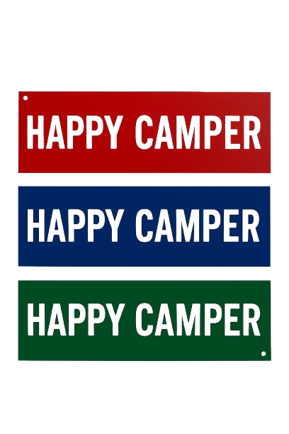 Custom Reflective Street Sign – Happy Camper Edition