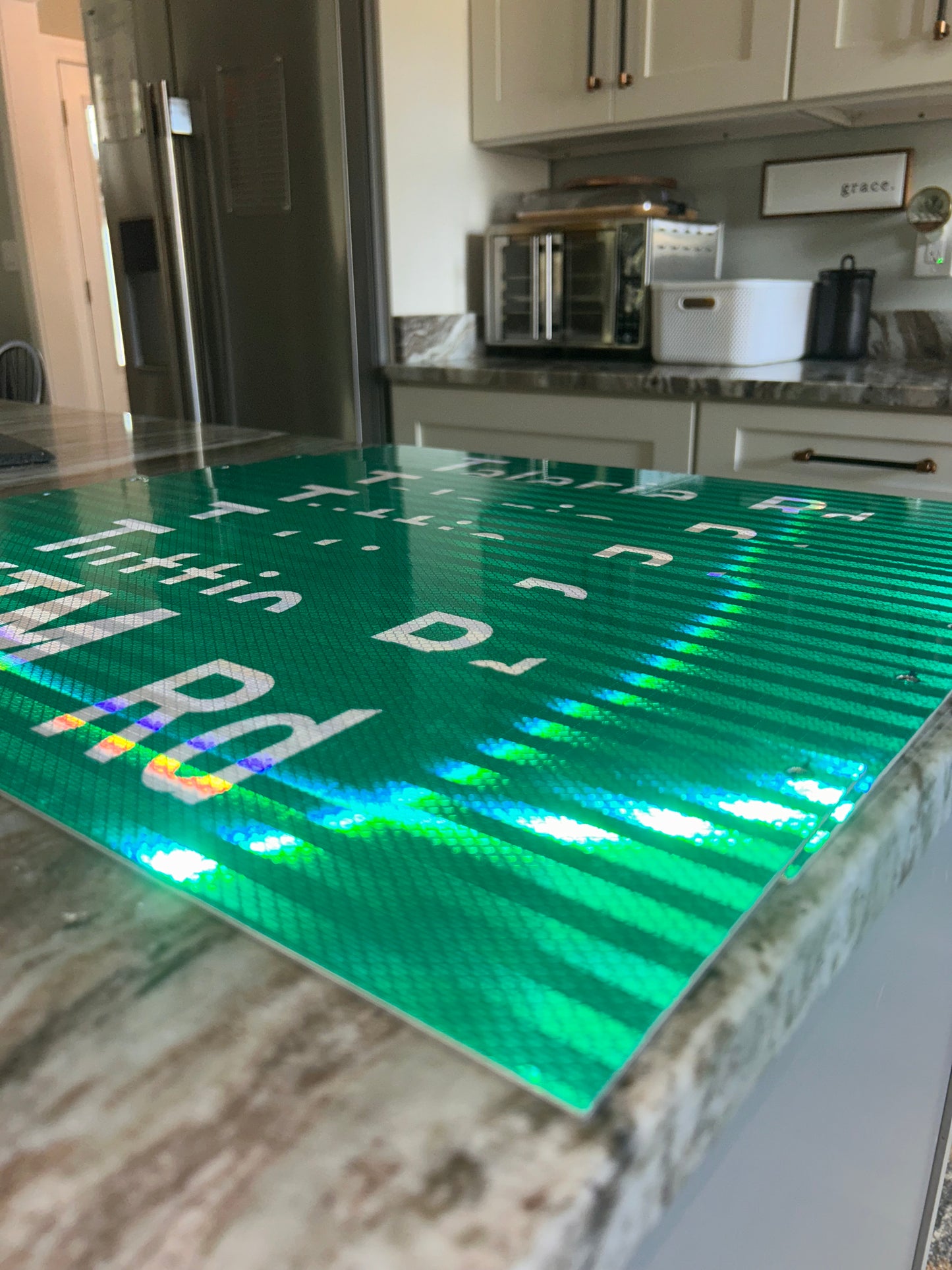 Custom Reflective Street Sign – Happy Camper Edition